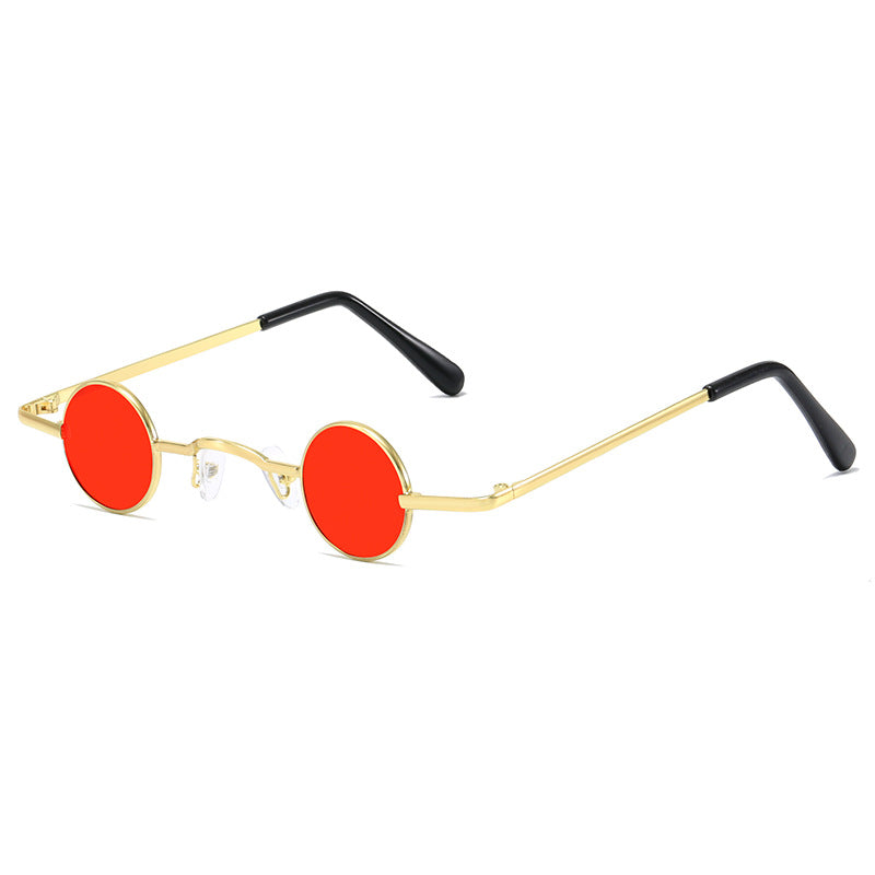Wholesale Vintage Super Small Metal Frame Sunglasses